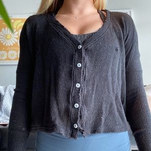 Out From Under Courtney Slouchy Cardigan- Urban Outfitters